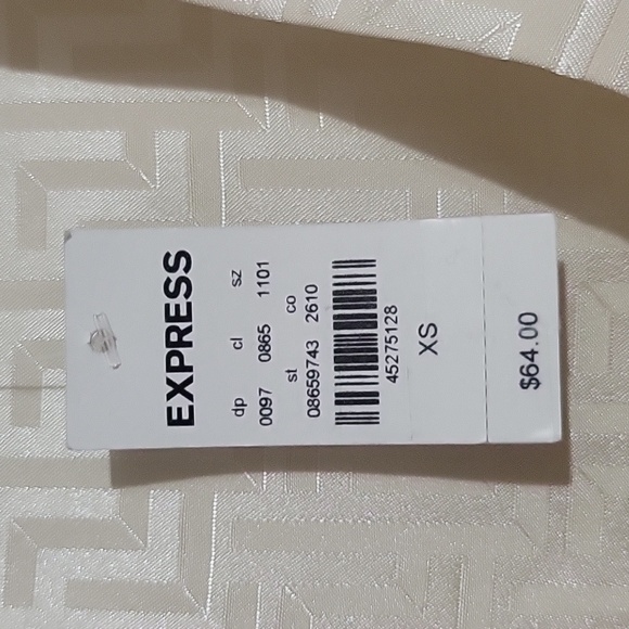 V-Neck Blouse with Patterned Detail - Picture 2 of 7